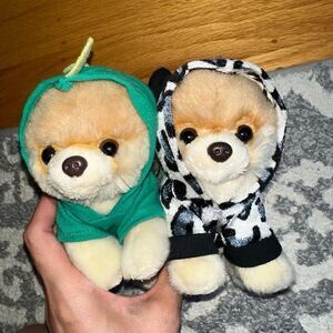 Boo  Dog  Set of 2 Plushie